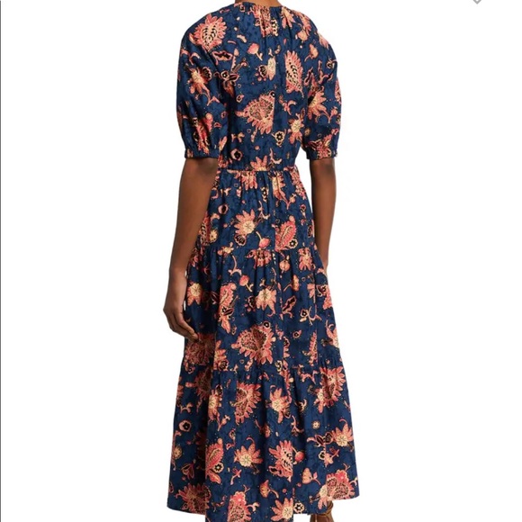 A.L.C. Mischa Tiered Floral-Print Maxi Dress - Picture 3 of 9